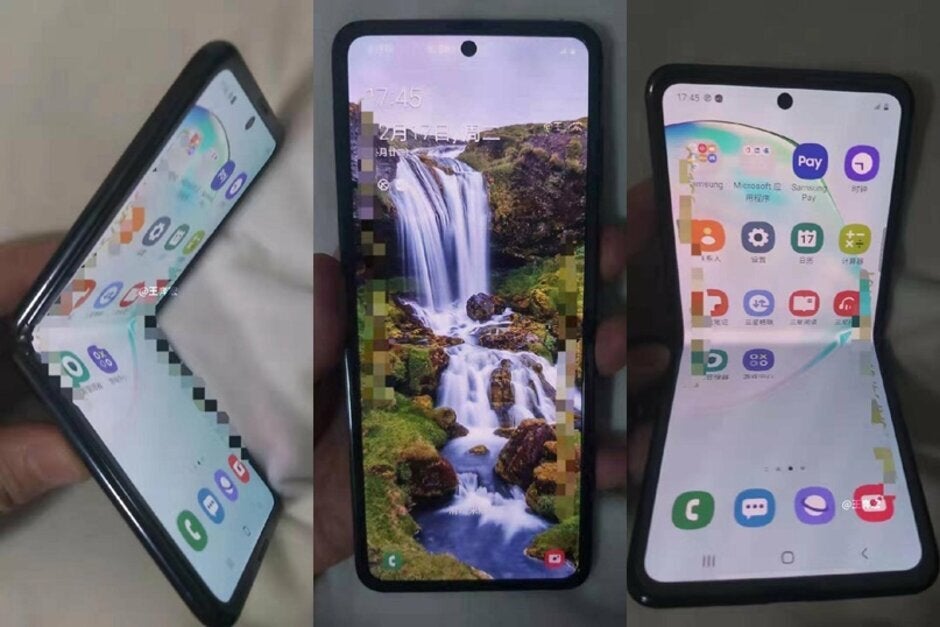 Leaked images of Samsung's early 2020 foldable phone - Samsung's next foldable phone could beat the Galaxy S11 to market
