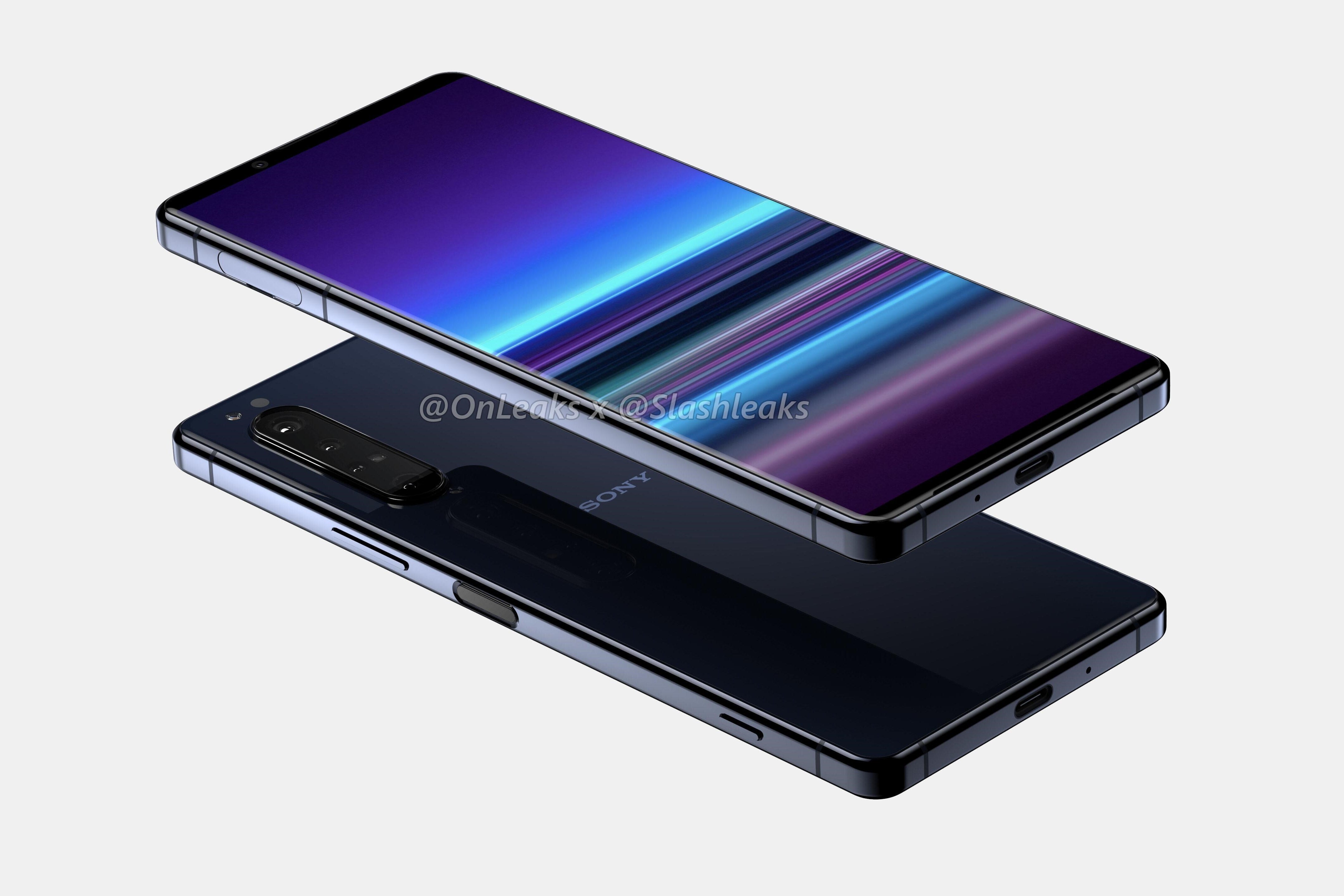 Sony Xperia 1.2 render - Sony Xperia 1.2 (5 Plus)/(Sony 2020 flagship) rumor review: Design, specs, price, release date