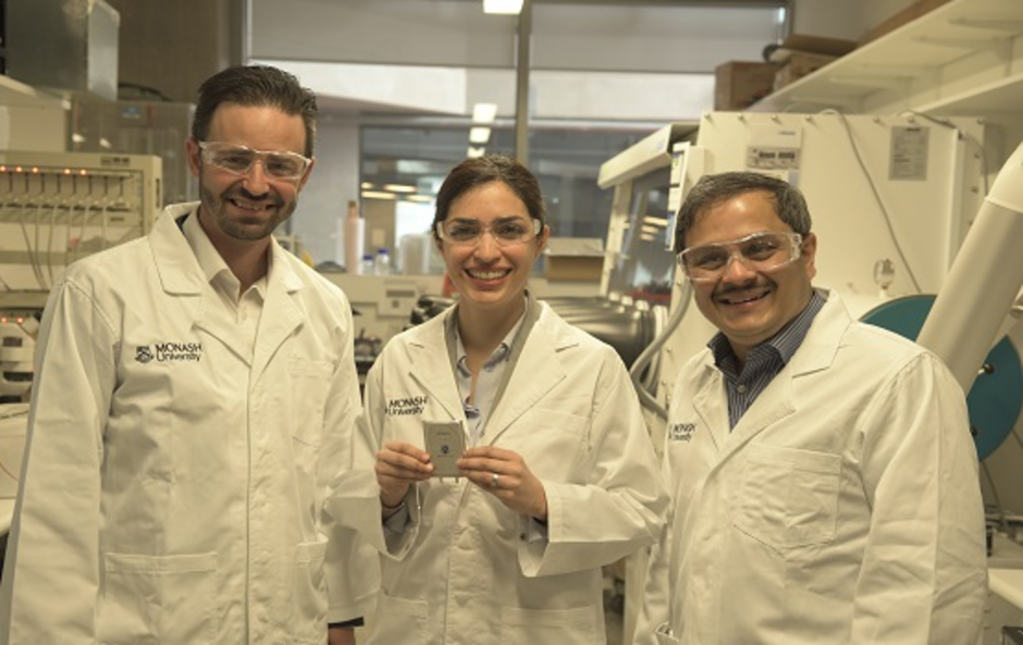 Part of the Monash University team working on the lithium-sulfur battery - Imagine using your phone for up to five days on a single charge