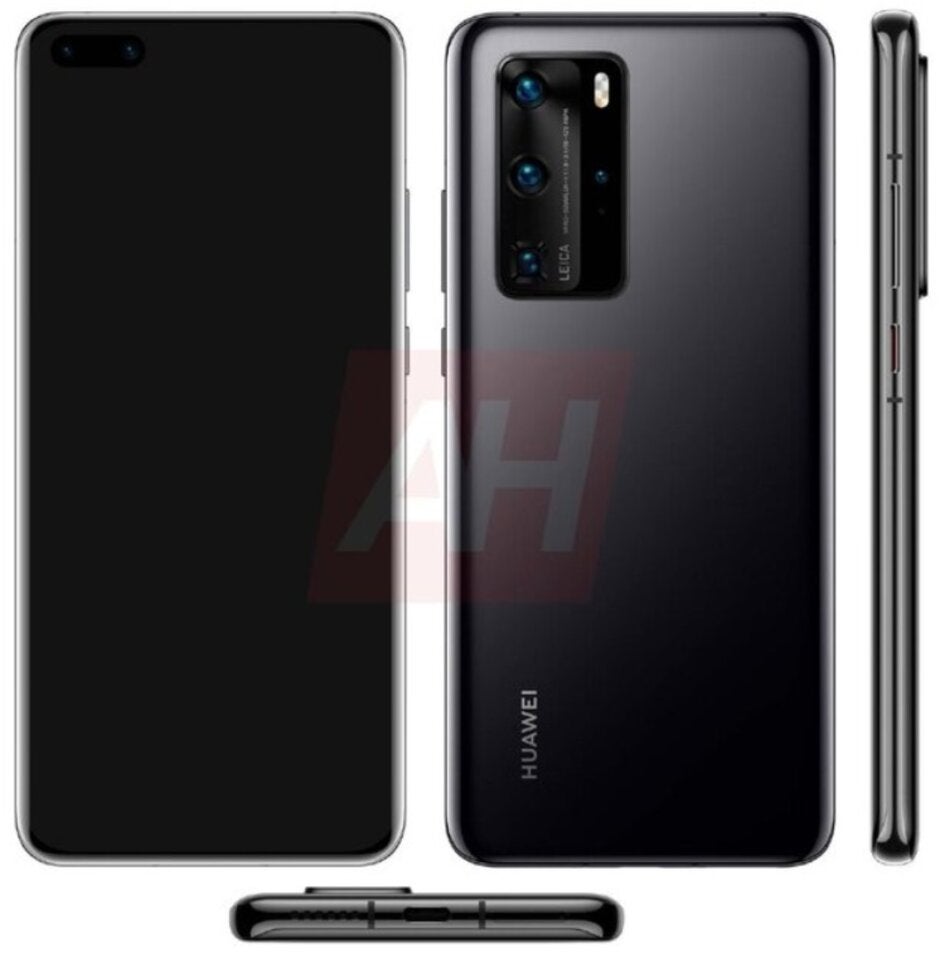 Render of the Huawei P40 Pro - Huawei&#039;s P40 inside joke trolls America