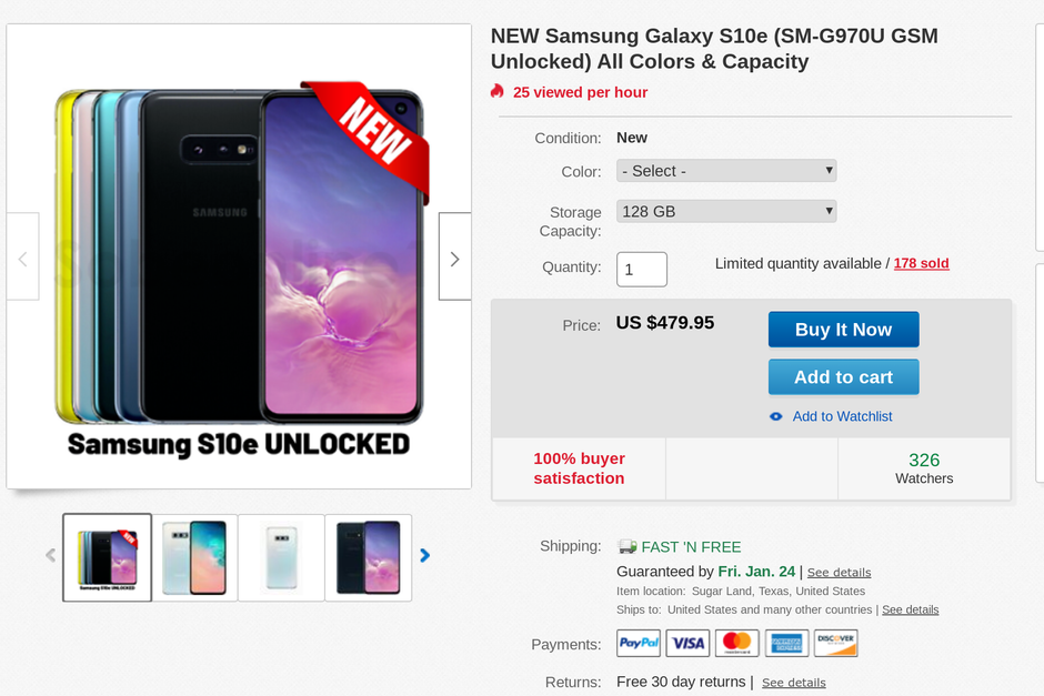 samsung s10e discount