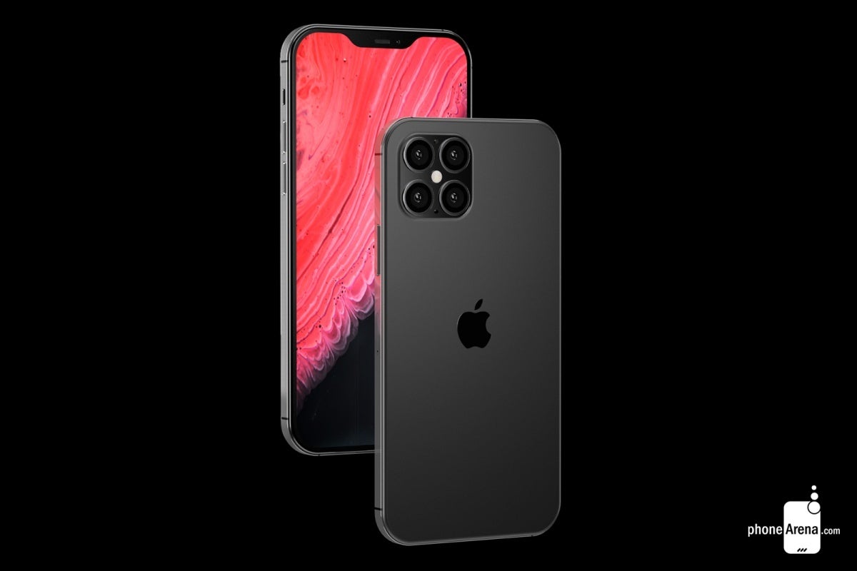 Concept renders of an iPhone 12 variant with four rear-facing cameras - New iPhone 12 leaks claim to reveal screen sizes, dimensions, and a cool new color