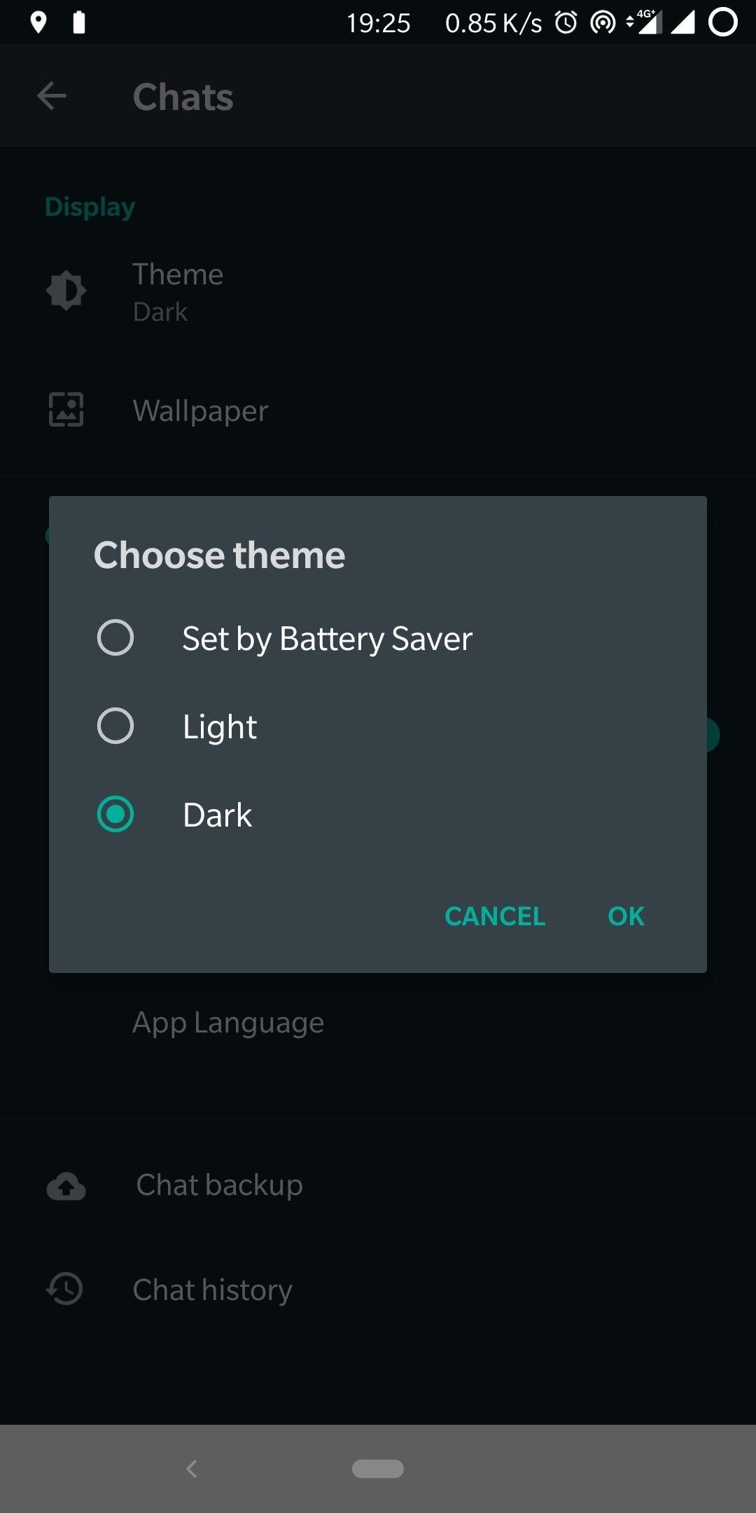 WhatsApp for Android dark theme - WhatsApp is rolling out dark mode to beta users on Android