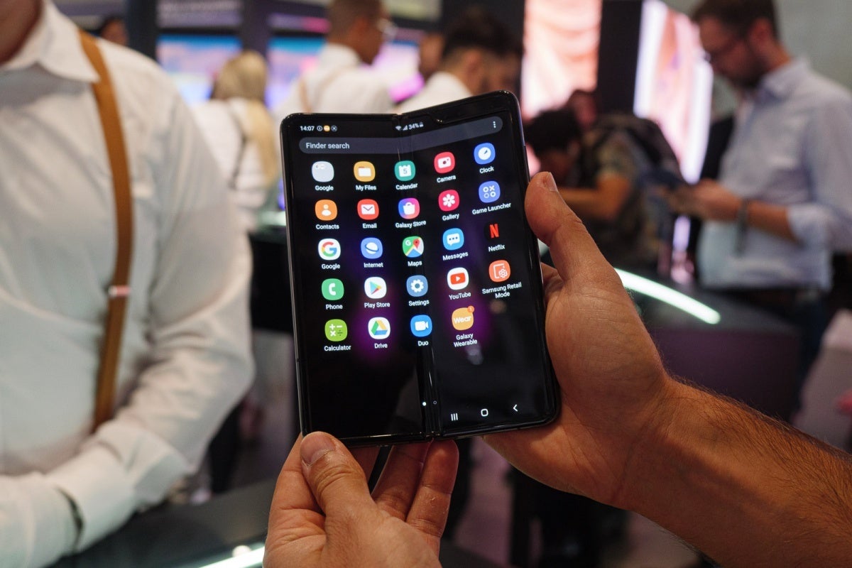 Hands-on picture showcasing the fixed Galaxy Fold in action - New report 'confirms' Samsung's foldable Galaxy Z Flip will not be as cheap as once rumored