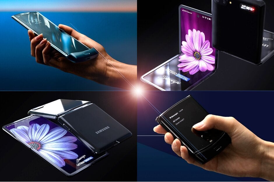 Galaxy Z Flip concept images vs Motorola Razr promo shots - New report 'confirms' Samsung's foldable Galaxy Z Flip will not be as cheap as once rumored