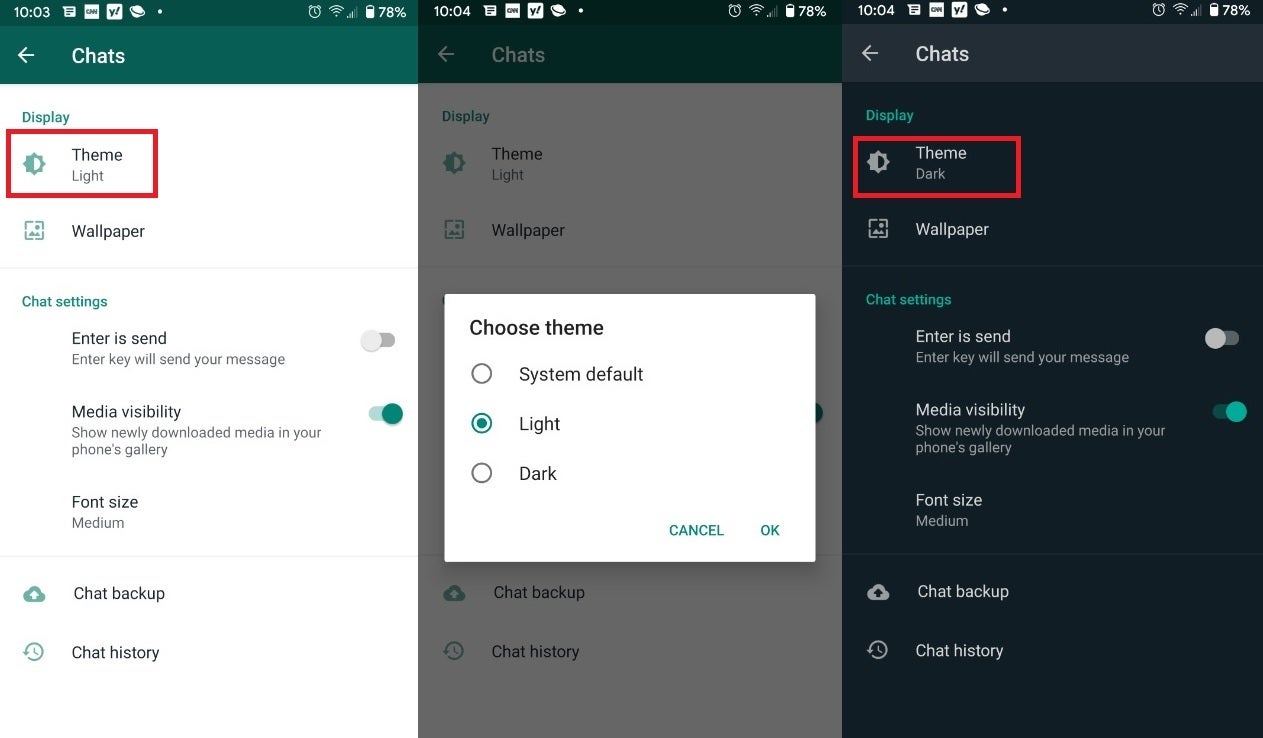 Dark Mode is now available on the beta version of WhatsApp for Android - Android beta version of WhatsApp gets Dark Mode; here's how to enable it