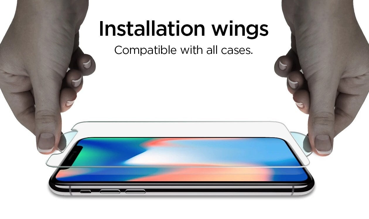 Spigen tempered glass screen protector with installation wings - PET, TPU, or Tempered Glass – all you need to know to choose a screen protector