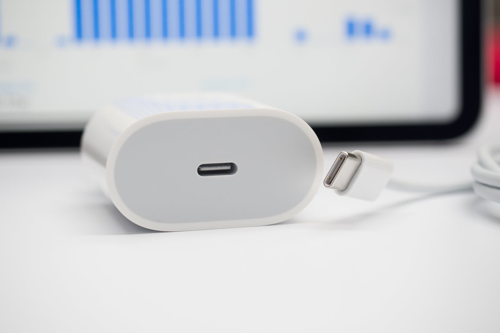 One of Apple&#039;s USB-C power brick - Apple might finally ditch the Lightning connector... But not because it wants to