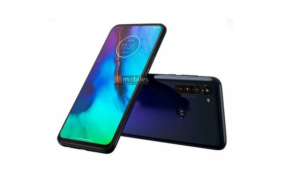 Leaked render of Motorola&#039;s unnamed phone with a built-in stylus - Big-battery Moto G8 Power and mystery Motorola phone with stylus get some newly leaked renders