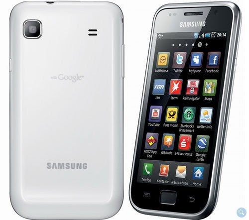 Samsung Galaxy S drenched in white is now available in Germany