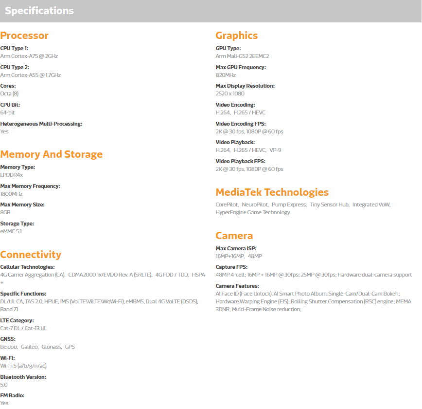 Helio G70 - MediaTek&#039;s new processors: gaming power in the entry level segment