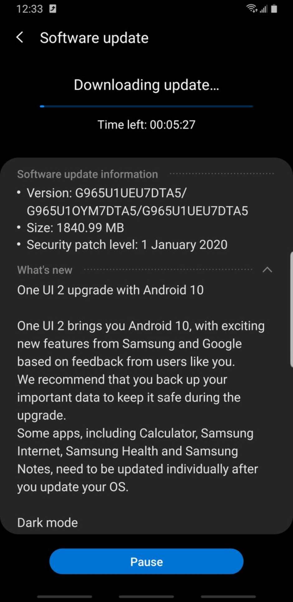 Unlocked Galaxy S9&#039;s Android 10 update released early, One UI 2 in tow