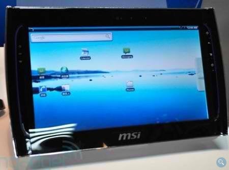 MSI&#039;s Android powered tablet. - MSI is readying to unveil their 10.1&quot; Android &amp; Windows tablets next month