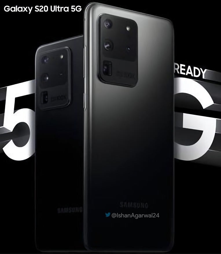 The first Galaxy S20 Ultra 5G promo poster finally flaunts the black version