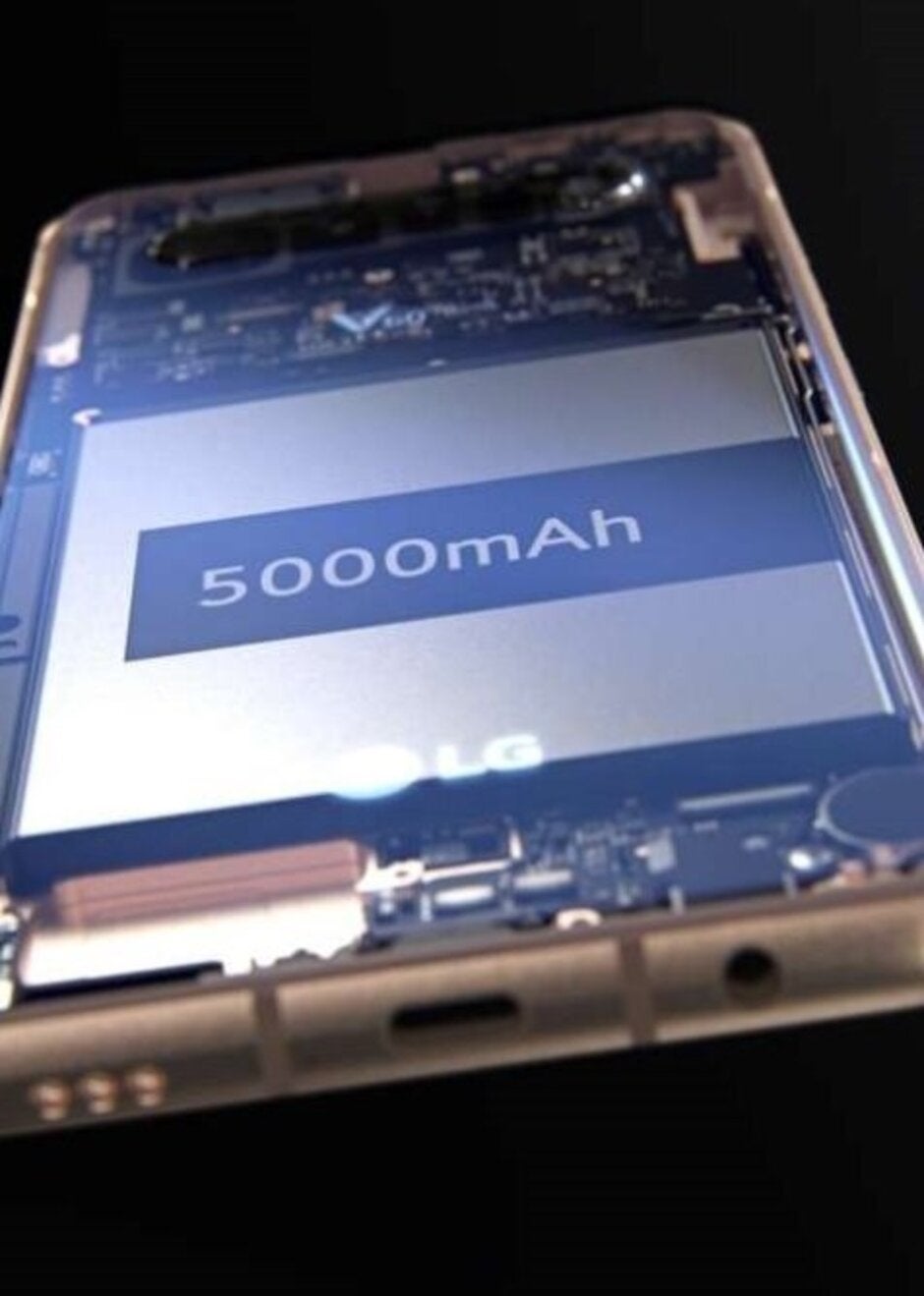 The LG V60 ThinQ will be powered by a 5000mAh battery - LG V60 ThinQ promo leak: quad-cameras, 5000mAh battery and earphone jack