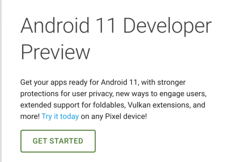 Android 11 Developer Preview goes live (except not really)