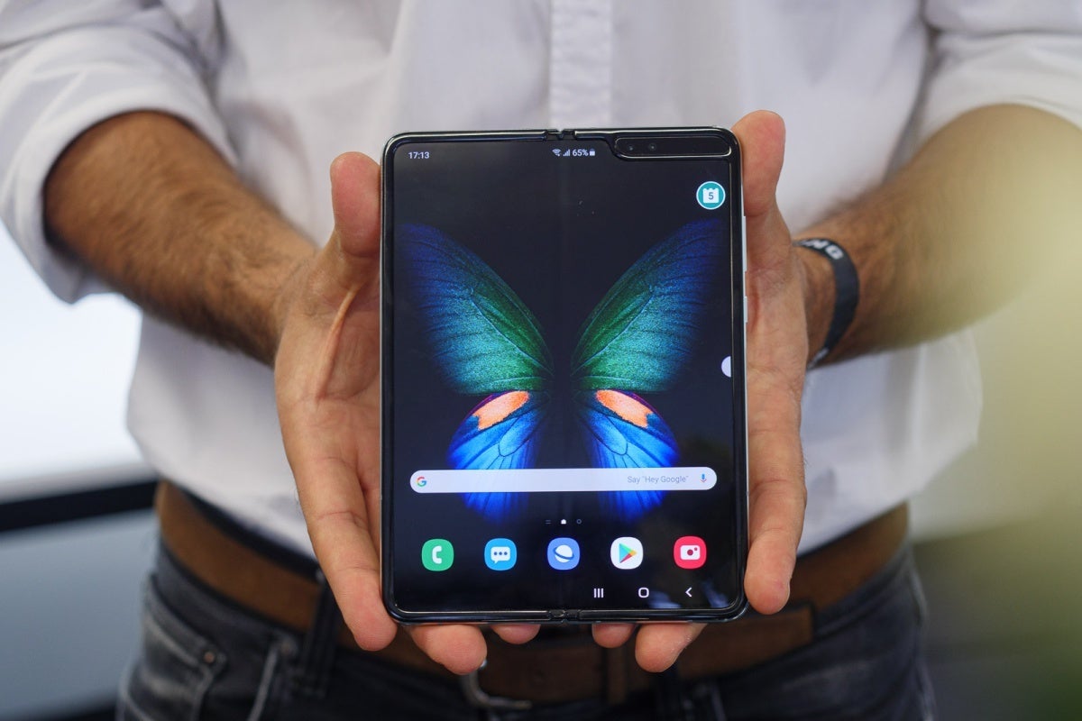 The Galaxy Fold camera cutout is definitely less than ideal - The Samsung Galaxy Z Fold 2 and Note 20 could come sooner than you think