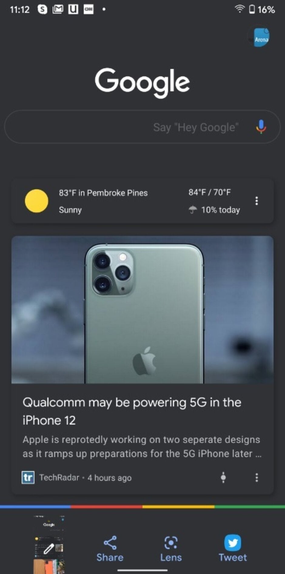 The beta version of the Google app now features Dark Mode for all Android users - Beta version of popular Google app gets Dark Mode for all Android users