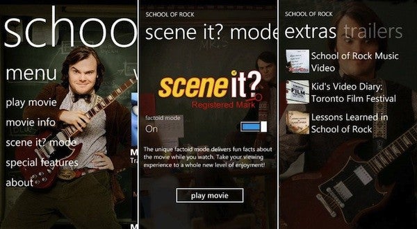 Paramount is releasing app-featured movies for WP7