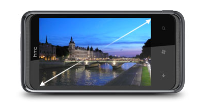 The handset&#039;s display is 3.6 inches with resolution of 480 x 800 - HTC 7 Pro handset photographed, reveals Touch Pro2 style QWERTY keyboard
