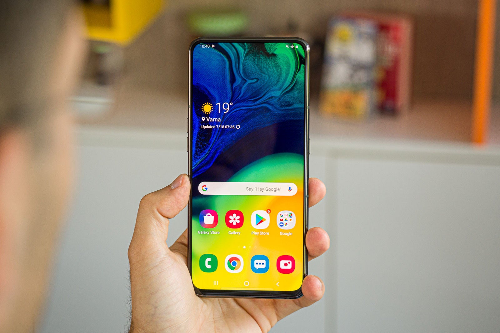 The Galaxy A80 is heavily discounted at Tesco Mobile right now