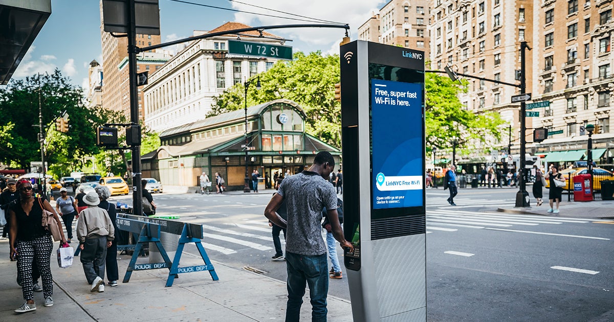 Many New York City payphones have been replaced with a Wi-Fi kiosk providing free internet connectivity to those in the Big Apple - NYC to remove its last payphones; only four phone booths remain