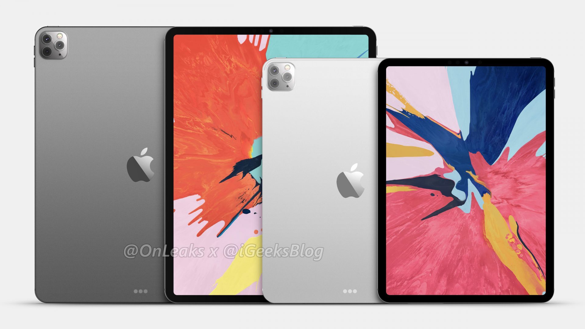 2020 Apple iPad Pro CAD-based render - Big 2020 iPad Pro camera upgrade teased by reliable Apple tipster