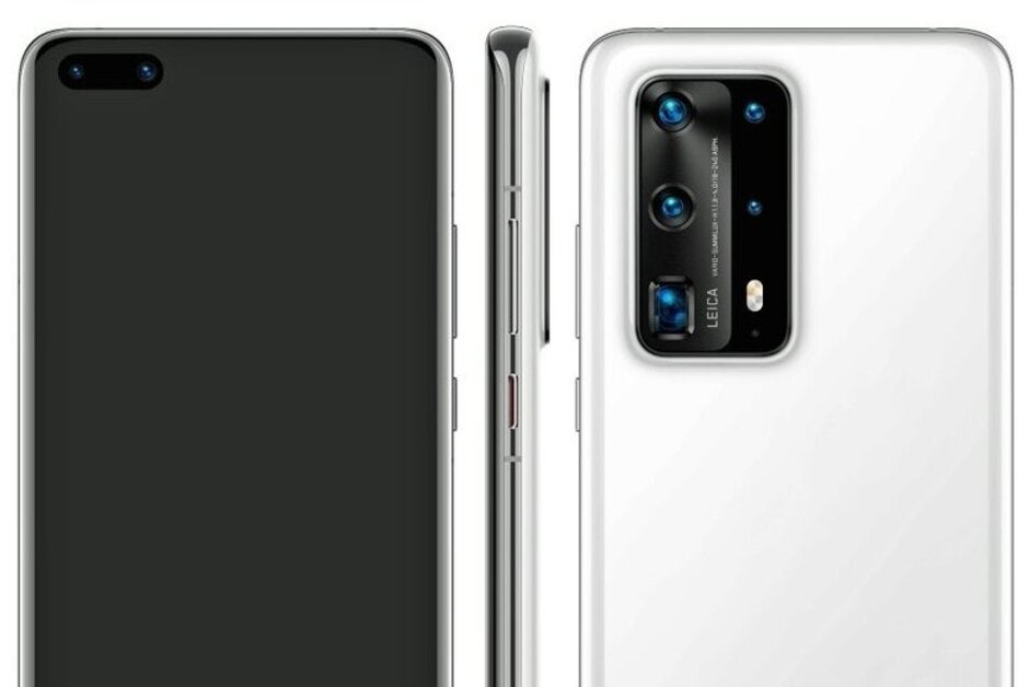 Leaked Huawei P40 Pro press render - Huawei teases big P40 series camera upgrade as it cancels event in Paris