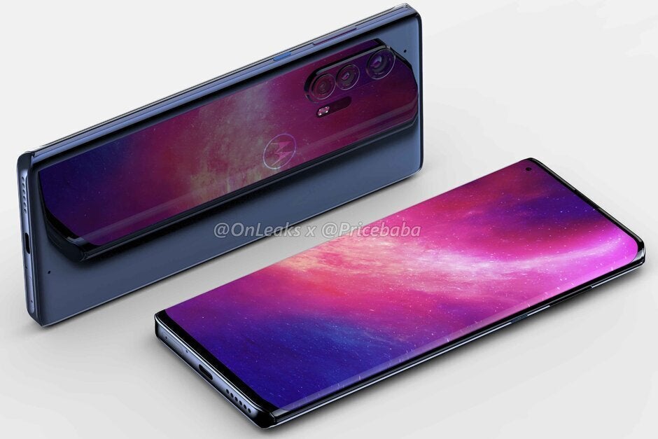 Render of the flagship Motorola Edge+ 5G - Motorola&#039;s new flagship could have something in common with the Samsung Galaxy S20 Ultra 5G