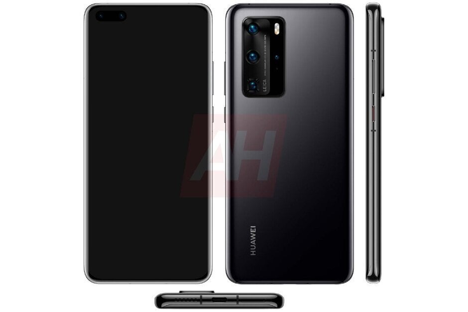 Render of the upcoming Huawei P40 Pro which will use the brand new Huawei Mobile Services - U.S. extends temporary license allowing some American firms to sell to 5G supplier Huawei