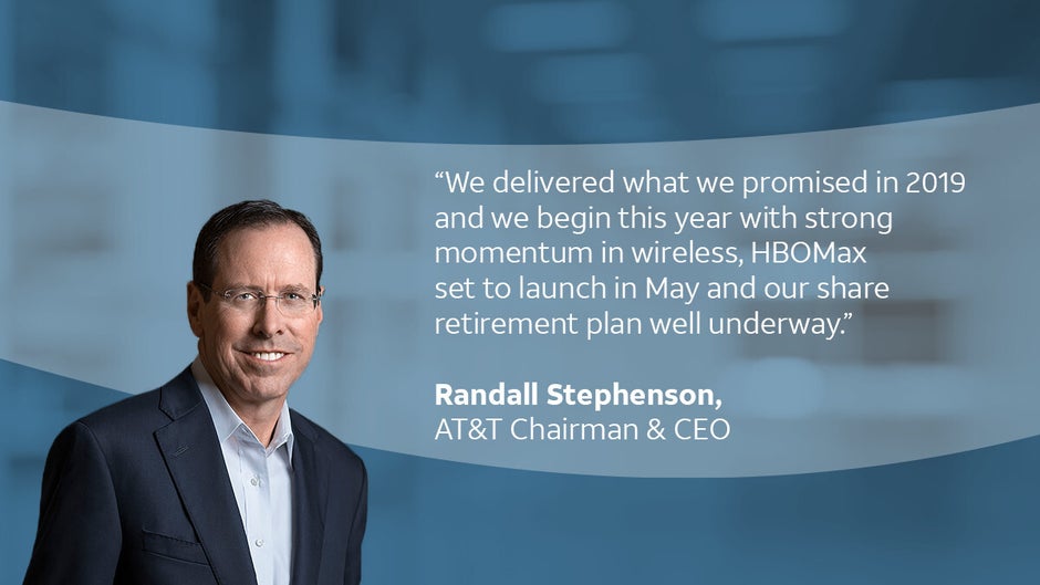 Stephenson's quote for 2019, Photo - AT&T - AT&T CEO Randall Stephenson gets executive pay of $32 million for 2019