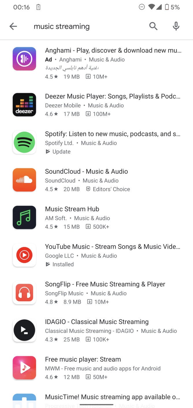 App size is only visible in limited regions for now - Google Play adding app size and download count in search results