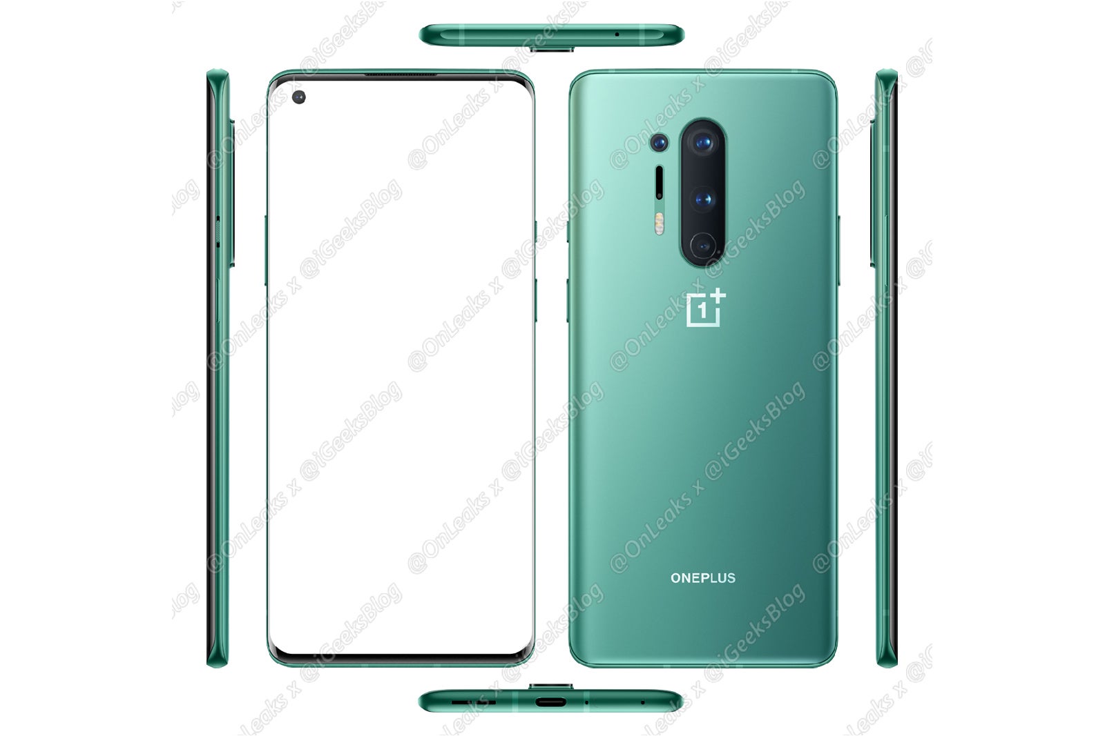 The OnePlus 8 Pro - Several official OnePlus 8 5G & 8 Pro 5G cases have leaked