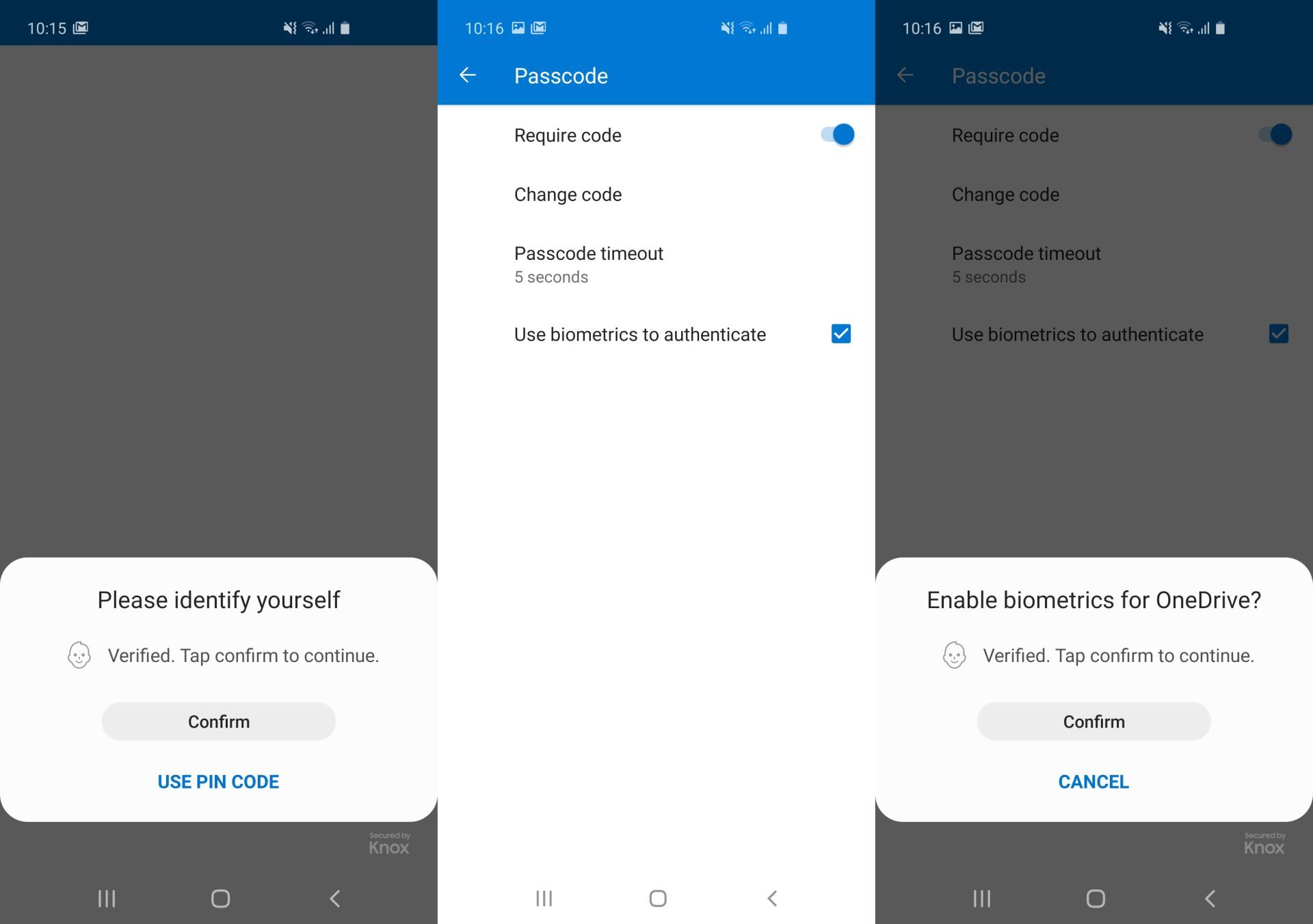 Face unlock support arrives in Microsoft OneDrive for Android