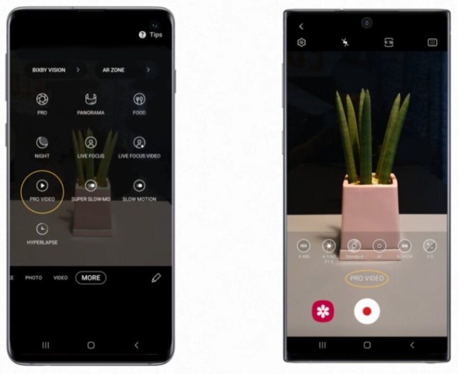 Pro Video allows those with the expertise to customize the settings used on a recording - Update is bringing photography features found on the Galaxy S20 Ultra 5G to last year&#039;s flagships