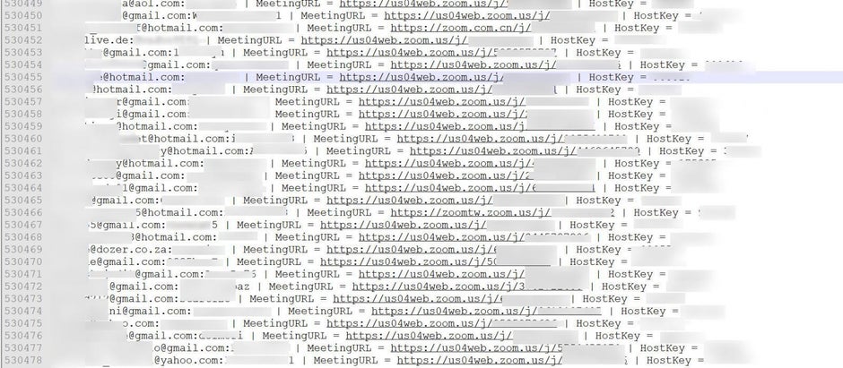 Account information for sale on the Dark Web - Cybersecurity firm finds more than 500,000 Zoom accounts for sale on the Dark Web