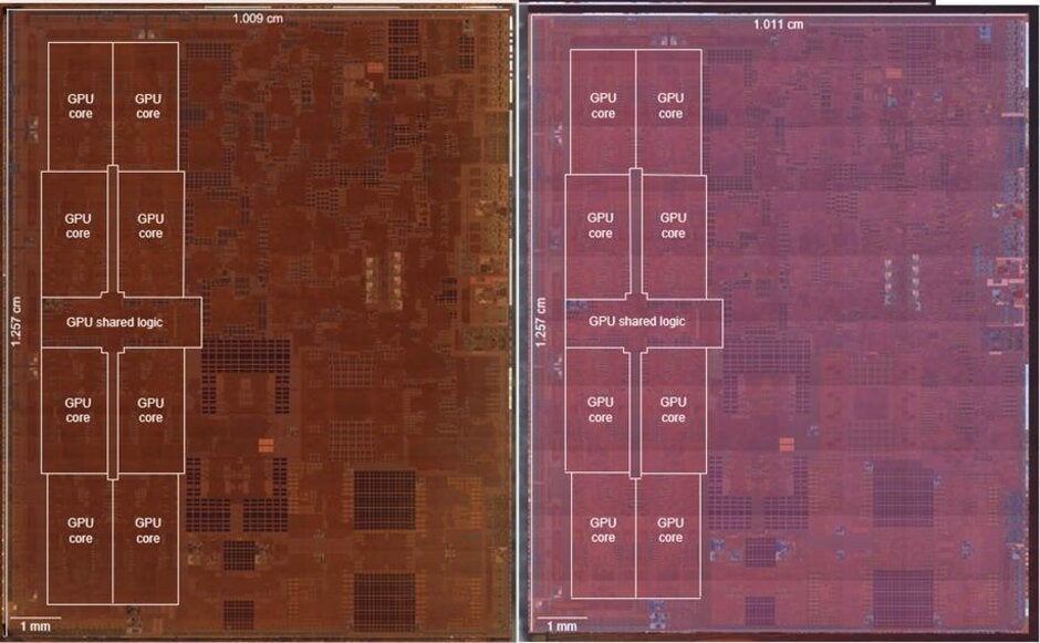 iagram from TechInsights show that the GPU on the A12X Bionic and A12Z Bionic are the same - Apple could use powerful 5nm A14X Bionic chipset for 5G iPad Pro in 2020-2021
