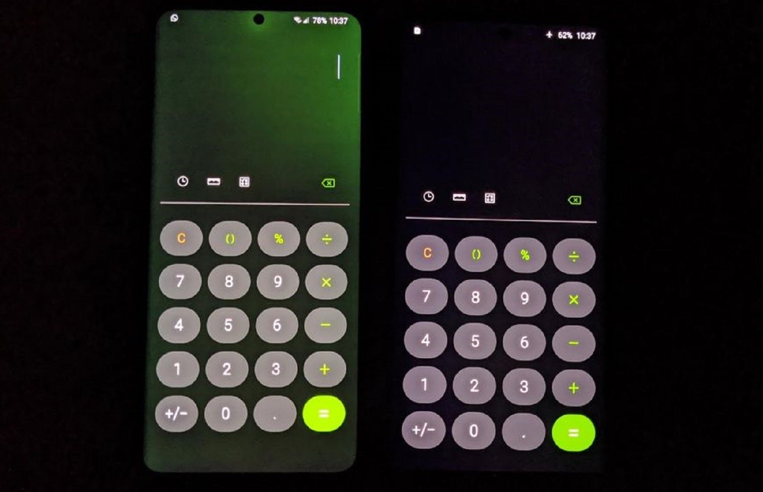 Galaxy S20 Ultra update brings a nasty green screen glow bug