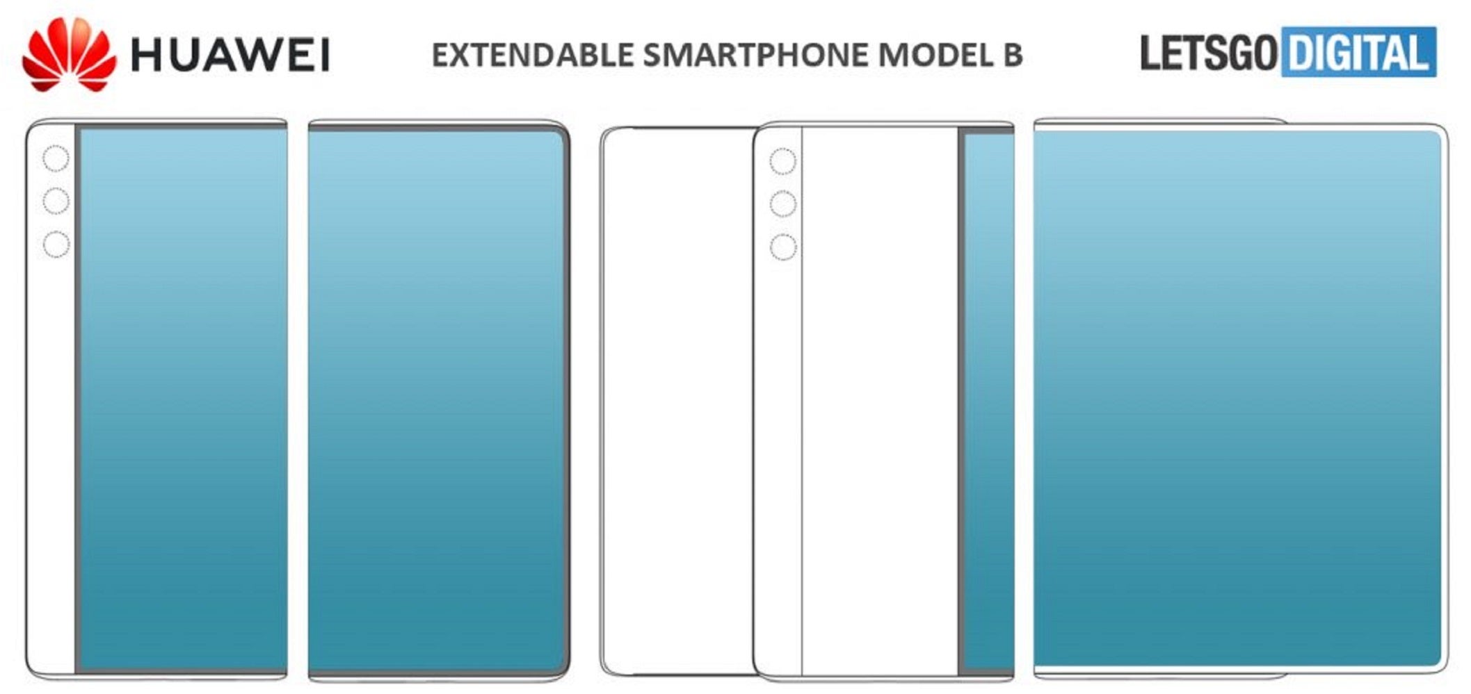 New Huawei patent shows two smartphones with sliding displays