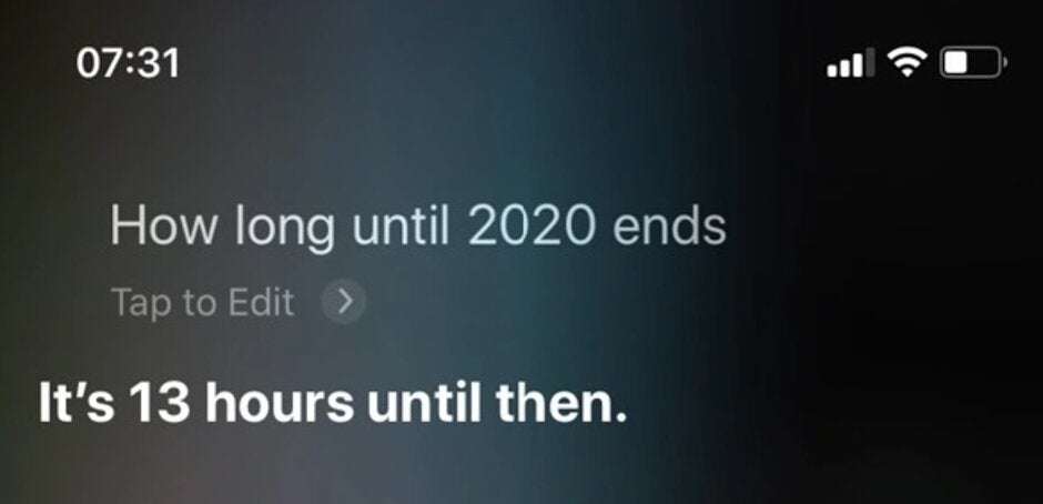 what happens when you ask siri when will the world end