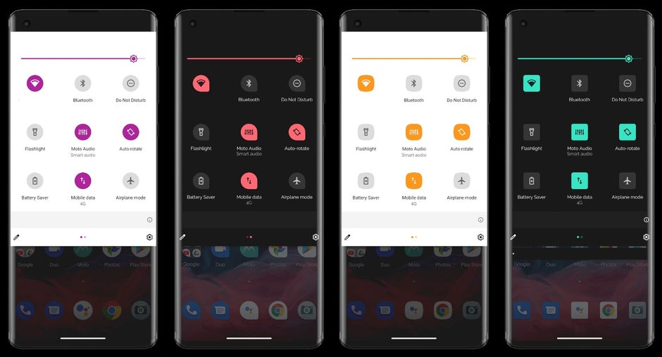 Some of the My UX customization options - Motorola Edge and Edge+ are official: Motorola enters the flagship space with a bang!