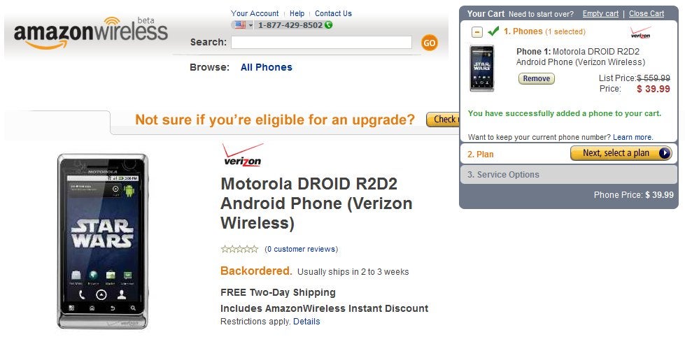 Motorola DROID R2-D2 Edition receives a new year price drop to $39.99 through Amazon