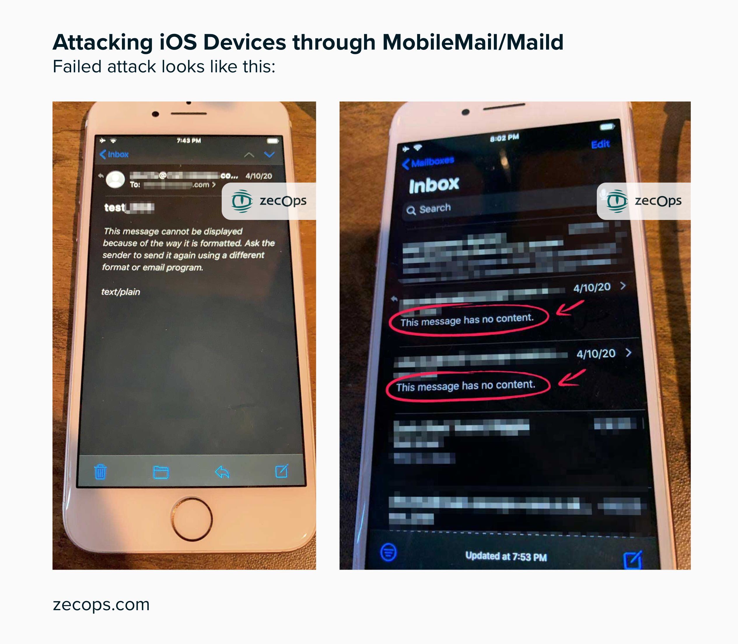 Unpatched iPhone bug could allow hackers easy access into the proprietary Mail app