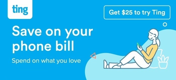 Ting Mobile wants to break you away from the shackles of big carriers, gives you $25 credit to try it