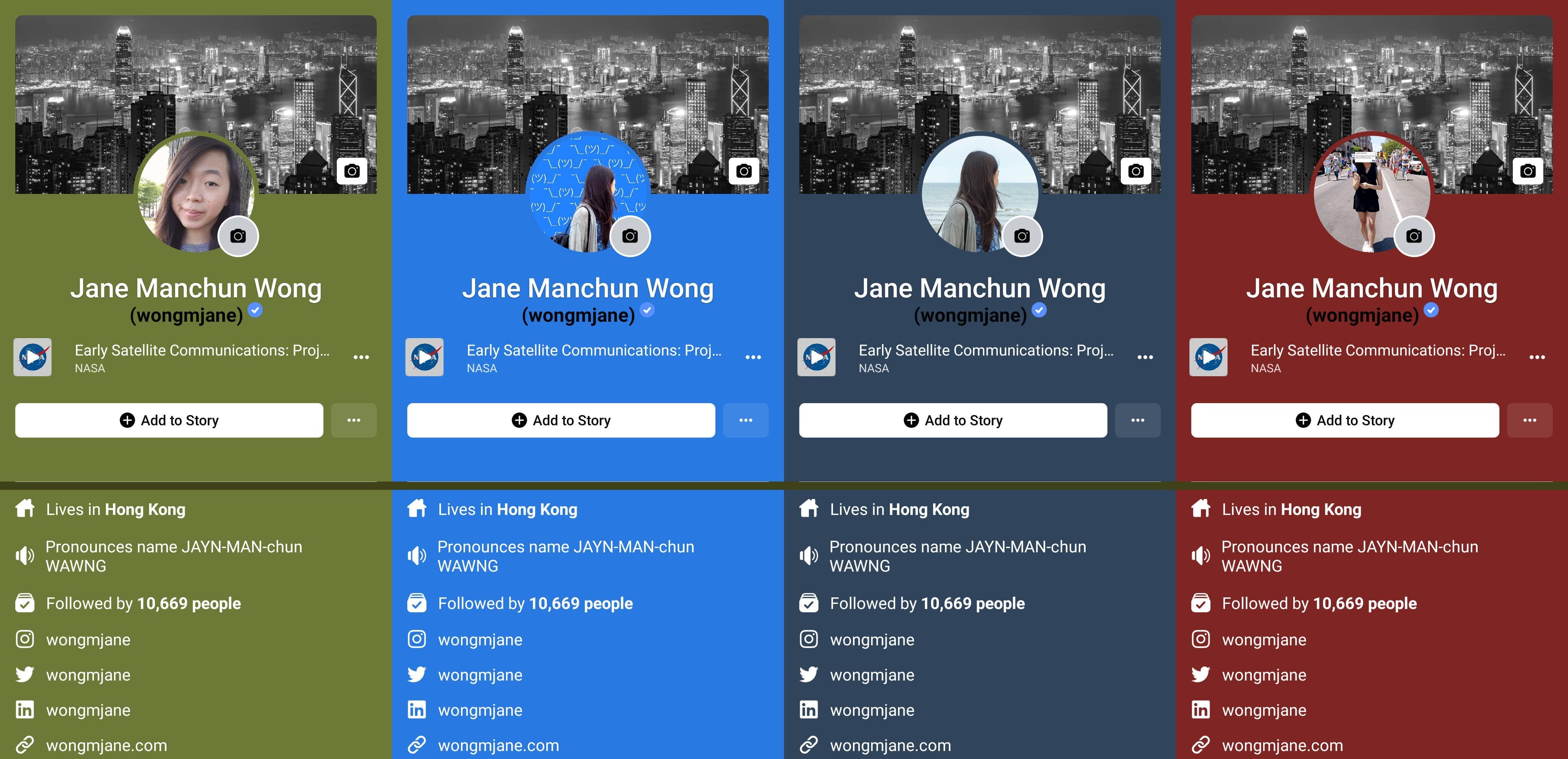 Image source - Jane Wong - Facebook is working on adaptive color background