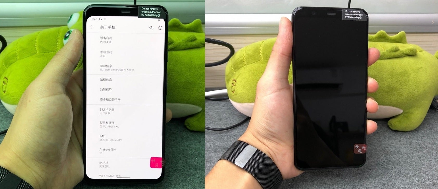 More photos of the matte gray Pixel 4 XL prototype - Google Pixel 4 XL prototype is wearing a color you&#039;ve never seen on this phone