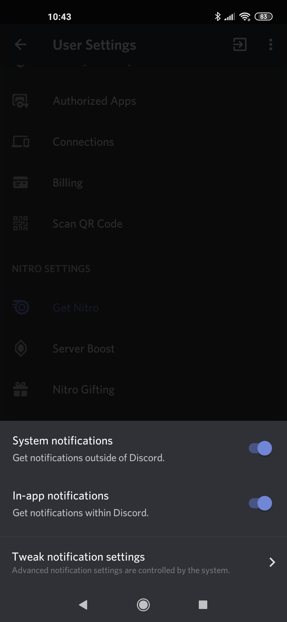 discord change notification sounds
