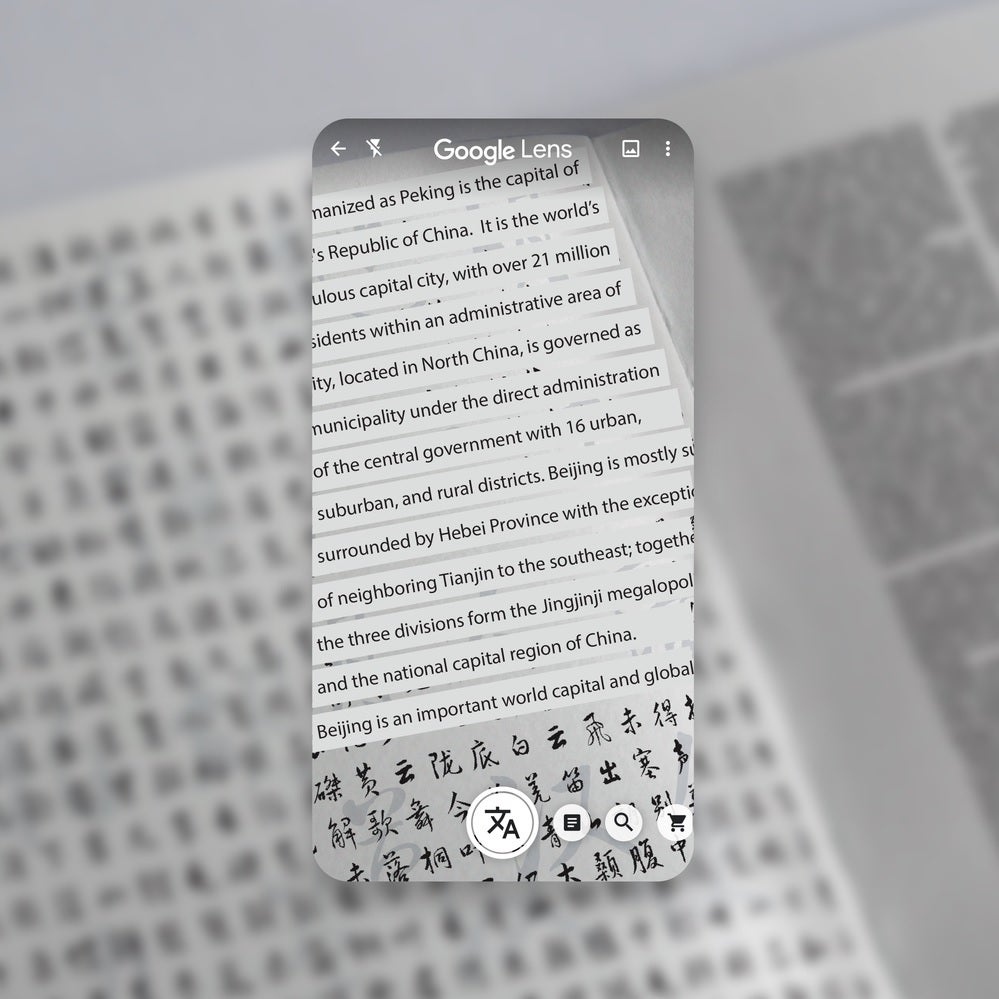 Use Google Lens to translate words - Google adds new productivity tools to Lens