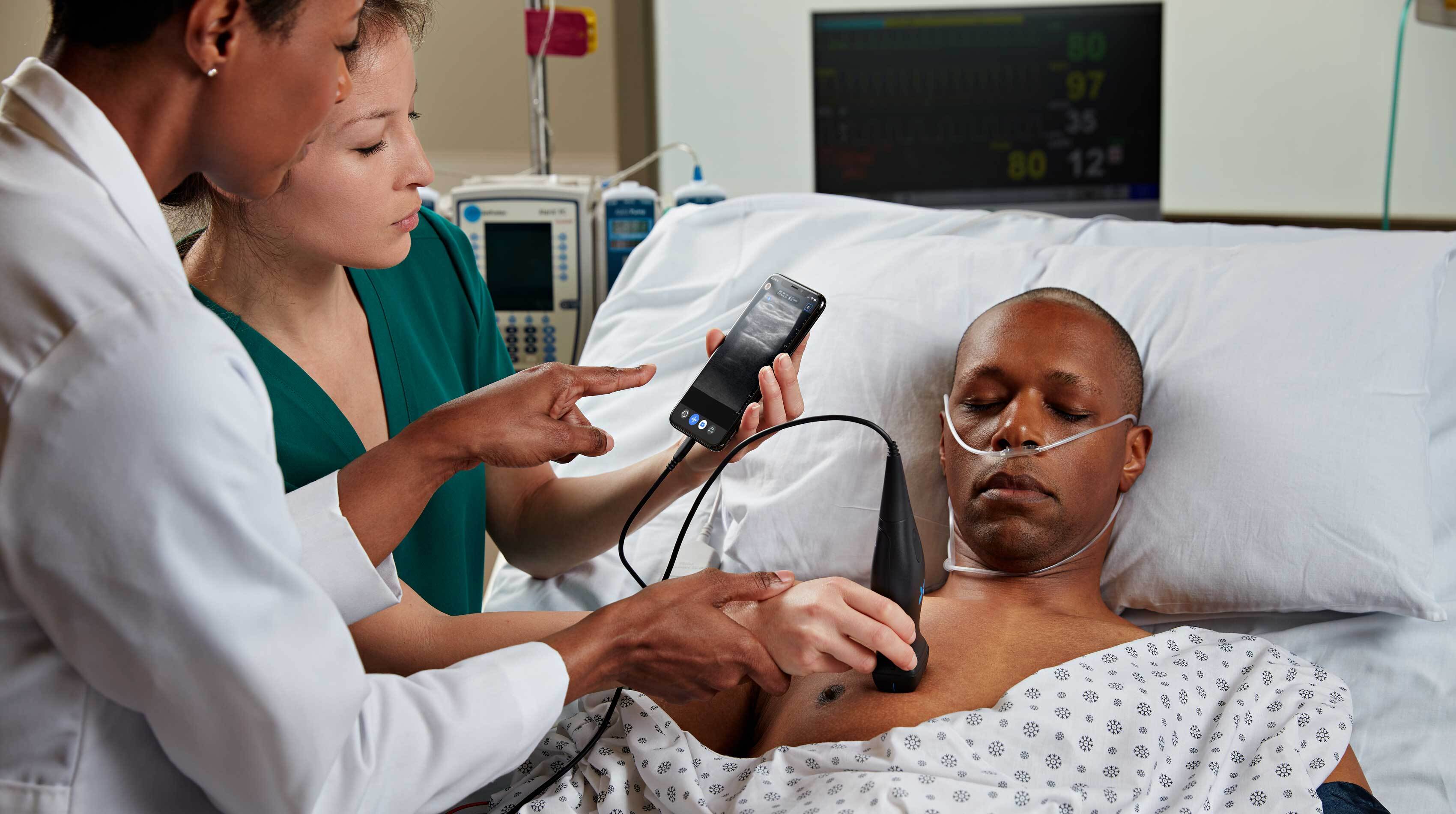 Hospitals are also using the Butterfly iQ wand - Android, iOS devices can help patients remotely test for coronavirus