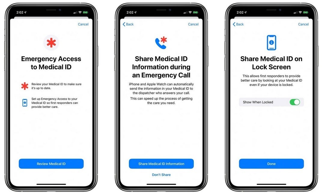 The iOS 13.5 update allows a user&#039;s Medical ID information to be sent to first responders automatically when 911 is called - Face mask wearing iPhone users rejoice! The iOS 13.5 update is here